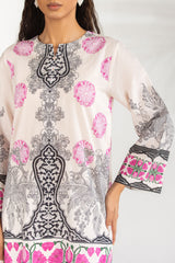 UAE-3PC Lawn Printed Suit