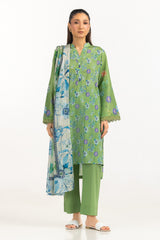 UAE- 3PC Lawn Printed Suit