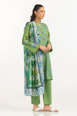 UAE- 3PC Lawn Printed Suit