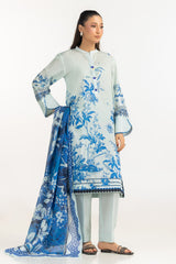 UAE-3PC Lawn Printed Suit