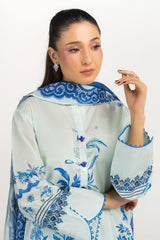 UAE-3PC Lawn Printed Suit