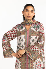 UAE- 3PC Lawn Printed Suit