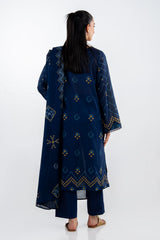 UAE-3PC Lawn Printed Suit IUSTKSD-2342