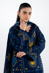 UAE-3PC Lawn Printed Suit IUSTKSD-2342