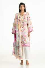 UAE-3PC Lawn Printed Suit