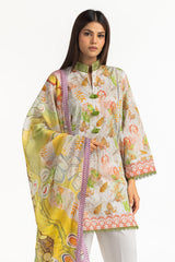 UAE- 3PC Lawn Printed Suit