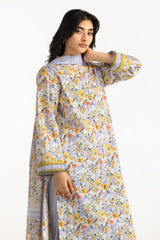 UAE- 3PC Lawn Printed Suit