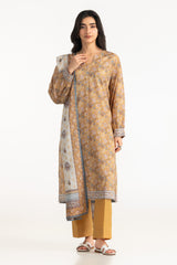 UAE- 3PC Lawn Printed Suit