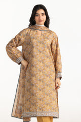 UAE- 3PC Lawn Printed Suit