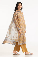 UAE- 3PC Lawn Printed Suit