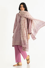 UAE-3PC Lawn Printed Suit