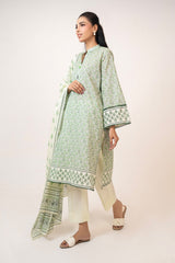 UAE- 3PC Lawn Printed Suit