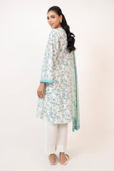 UAE-3PC Lawn Printed Suit