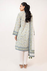UAE- 3PC Lawn Printed Suit
