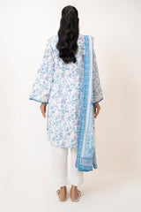 UAE- 3PC Lawn Printed Suit