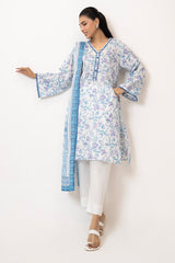 UAE- 3PC Lawn Printed Suit