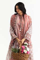 UAE-3PC Lawn Printed Suit