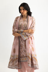 UAE-3PC Lawn Printed Suit