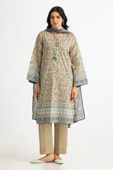 UAE- 3PC Lawn Printed Suit