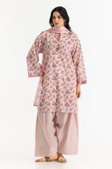 UAE- 3PC Lawn Printed Suit