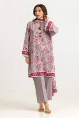 UAE- 3PC Lawn Printed Suit