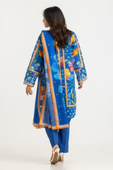 UAE- 3PC Lawn Printed Suit