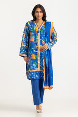 UAE- 3PC Lawn Printed Suit