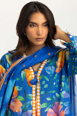UAE- 3PC Lawn Printed Suit