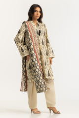 UAE-3PC Lawn Printed Suit