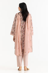 UAE- 3PC Lawn Printed Suit