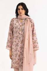 UAE- 3PC Lawn Printed Suit