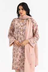 UAE- 3PC Lawn Printed Suit