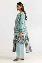 UAE- 3PC Lawn Printed Suit