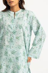UAE- 3PC Lawn Printed Suit With Embroidered Dupatta