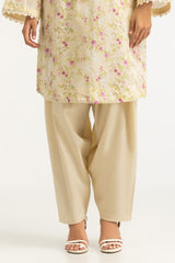 UAE- 3PC Lawn Printed Suit With Embroidered Dupatta