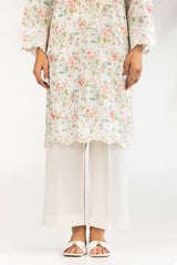 UAE-3PC Lawn Printed Suit With Embroidered IUSTKSD-2042