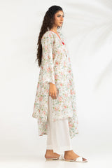 UAE-3PC Lawn Printed Suit With Embroidered IUSTKSD-2042