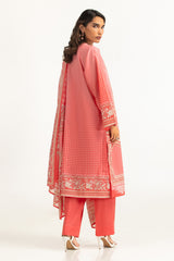 UAE-3PC Lawn Printed Suit With Embroidered IUSTKSD-2104