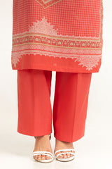 UAE-3PC Lawn Printed Suit With Embroidered IUSTKSD-2104