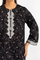 UAE-3PC Lawn Printed Suit With Embroidered IUSTKSD-2106