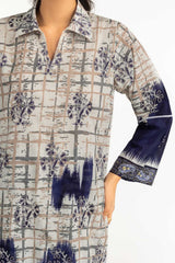 UAE-3PC Lawn Printed Suit With Embroidered IUSTKSD-2119