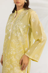 UAE-3PC Lawn Printed Suit With Embroidered IUSTKSD-2123