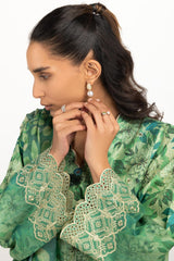 UAE-3PC Lawn Printed Suit With Embroidered IUSTKSD-2189