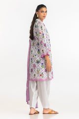 UAE-3PC Lawn Printed Suit With Embroidered IUSTKSD-2261