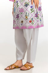 UAE-3PC Lawn Printed Suit With Embroidered IUSTKSD-2261