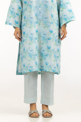UAE-3PC Lawn Printed Suit With Embroidered IUSTKSD-2299