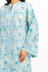 UAE-3PC Lawn Printed Suit With Embroidered IUSTKSD-2299