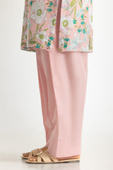 UAE-3PC Lawn Printed Suit With Embroidered