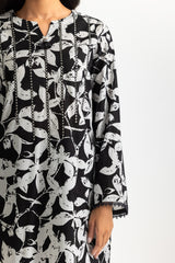 UAE- 3PC Lawn Printed Suit With Embroidered