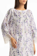 UAE-3PC Lawn Printed With Embroidered Suit
